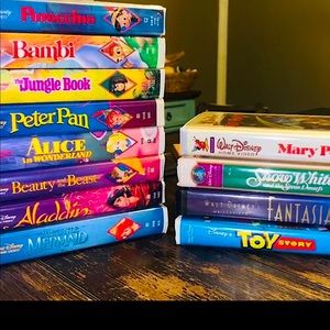 Disney Black Diamond/Masterpiece Editions VHS Tape Lot